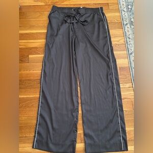 Sonoma Grey with white trim pajama set / Size medium